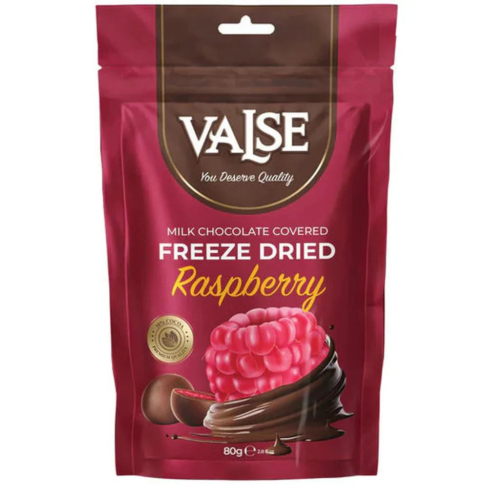 Valse framboise et chocolat au lait / 80g