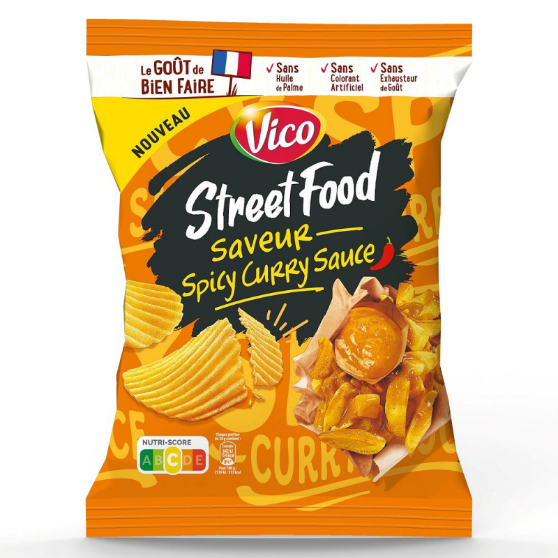 Chips Street Food Spicy Curry 🌶️ VICO / 120g