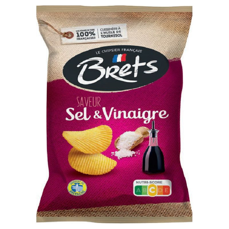 Chips Brets Sel & Vinaigre / 125g