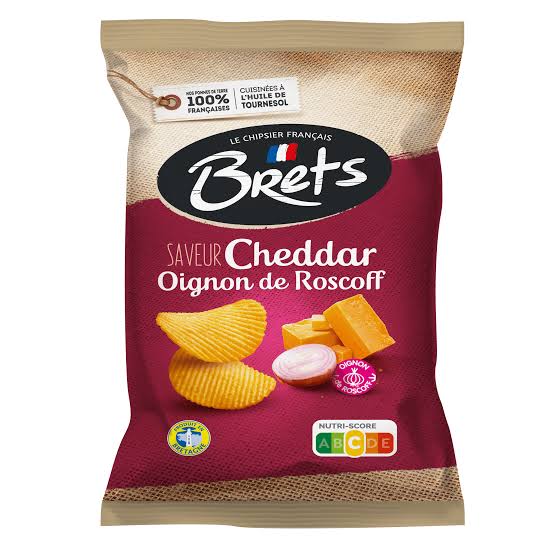 Chips Brets Cheddar Oignon de Roscoff / 125g