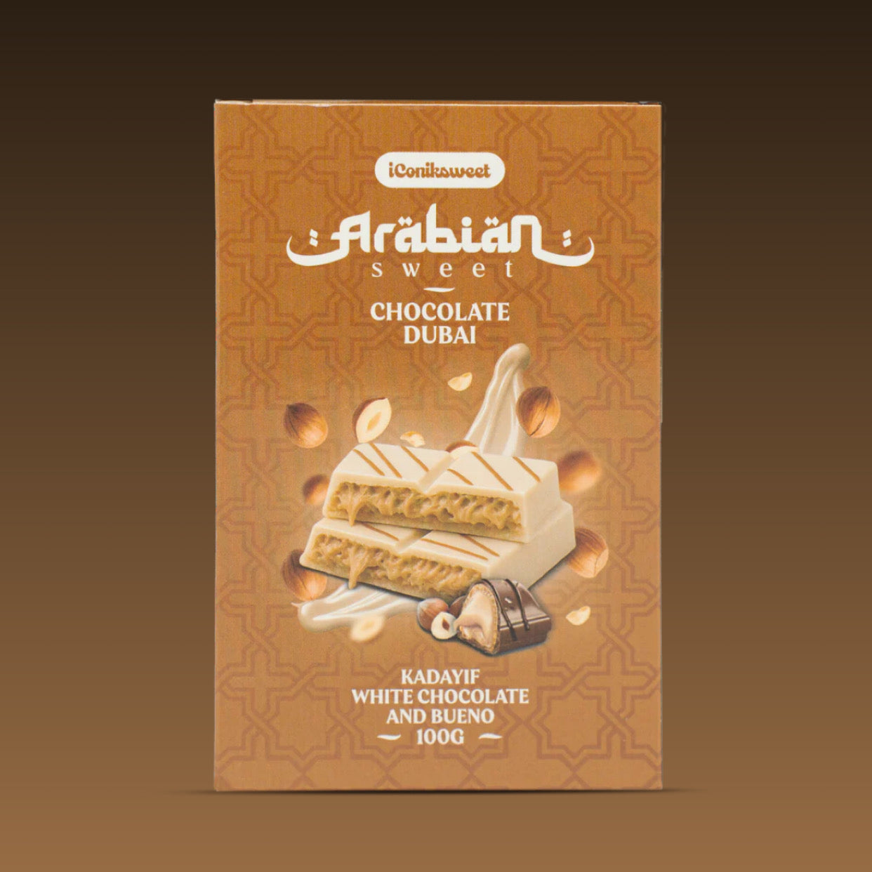 Tablette Dubai Chocolat Blanc Kinder Bueno / 100g (NEW)