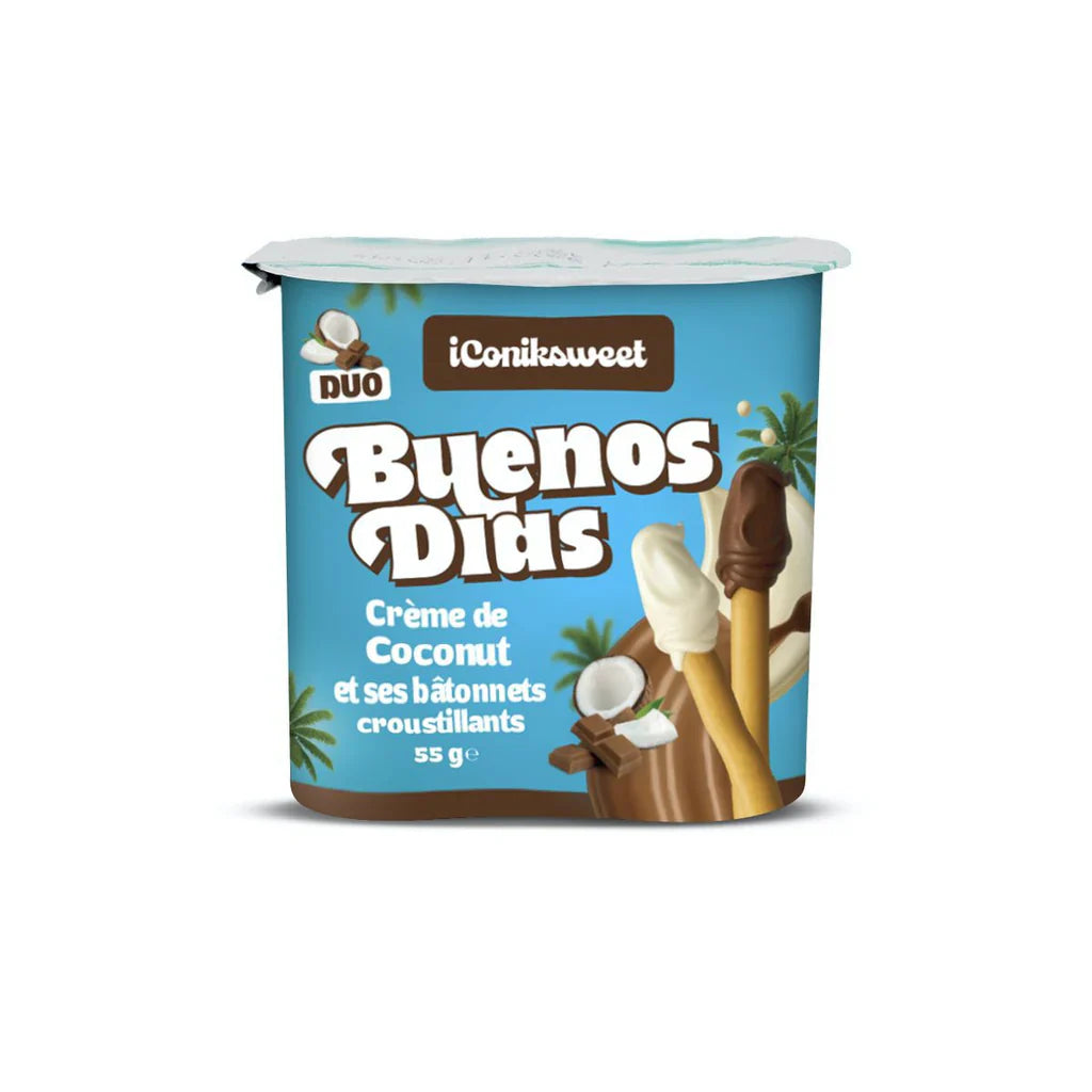 Buenos Dias Crème de coconut chocolat et bâtonnets / 55g