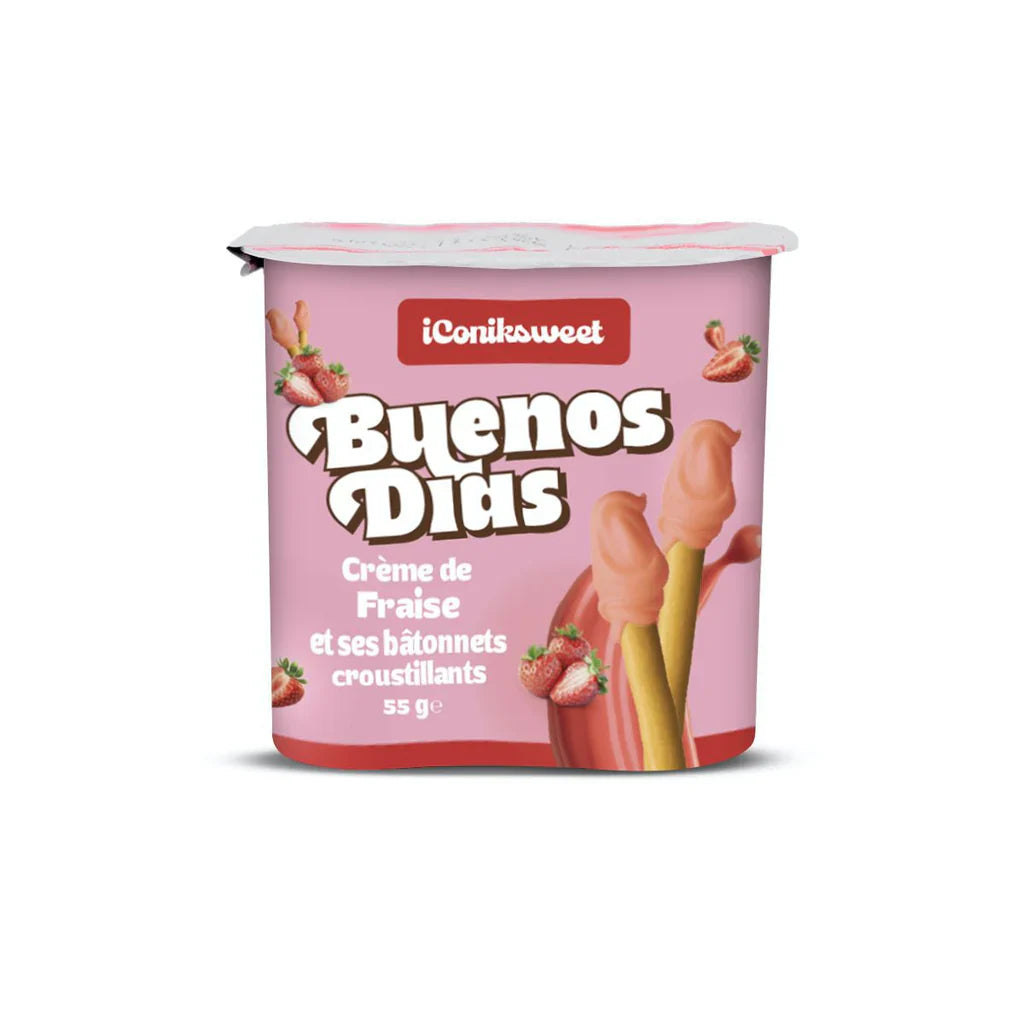 Buenos Dias Crème de Fraise et bâtonnets / 55g